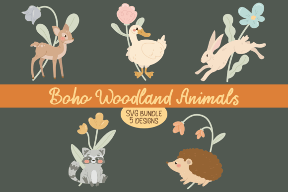 Boho Woodlands Animals Bundle Review