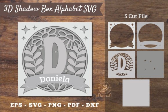 Floral Alphabet Shadow Box - Letter D Review