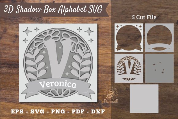 Floral Alphabet Shadow Box - Letter V Review