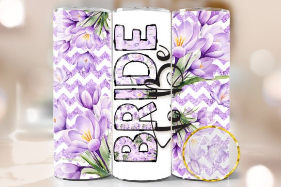 Floral Bride to Be Skinny Tumbler Wrap Review
