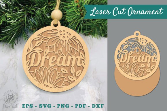 Floral Dream Laser Cut Ornament SVG Review