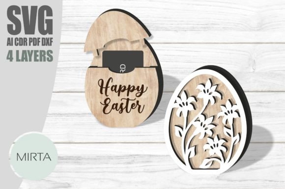 Floral Egg Gift Card Holder Svg Laser Review