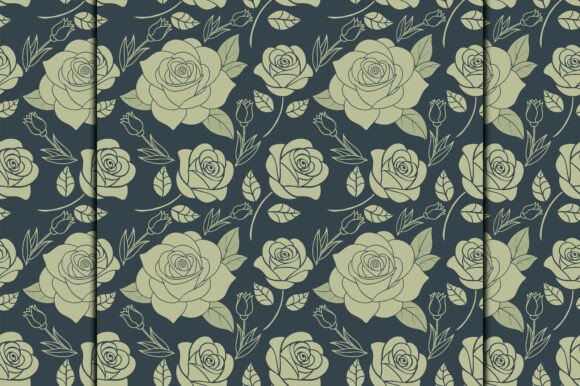 Seamless Rose Flowers Pattern Design Review
