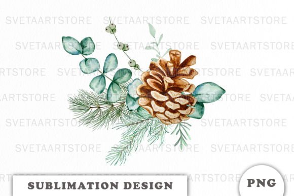 Watercolor Christmas Bouquet Sublimation Review